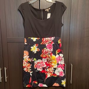 NWT Black Floral Dress